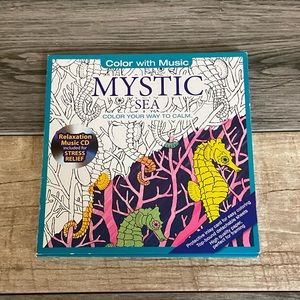 4/$15 Color with Music Adult Coloring Book With CD